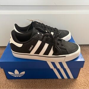 Adidas Campus Black White Sneakers